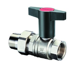 Кран шаровой с американкой 3/4" ВН-НР бабочка (удлиненный шток) Optibal OVENTROP