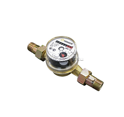 Водосчетчик унив., квартирный, СО СГОНАМИ (до +90^С, 1,5м3, 1/2", 110 мм)  VALTEC