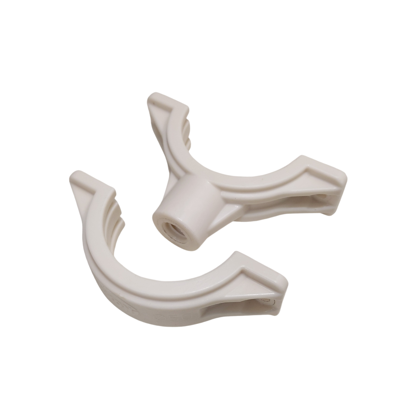 Хомут ПП D 050 белый Комфорт Плюс со шпилькой и дюбелем СИНИКОН (50шт/упак)