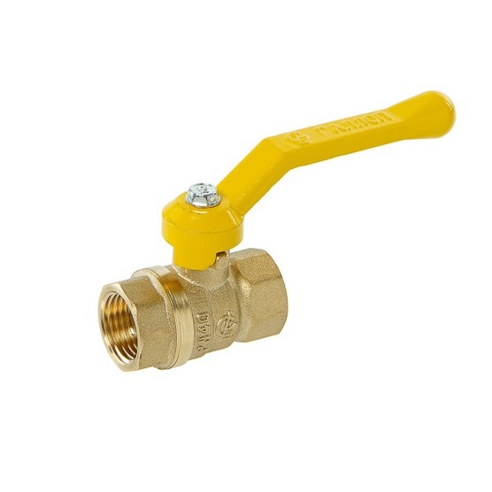 Кран шар. для газа 1/2" (15") г/г рычаг 11б27п ГАЛЛОП (60шт/уп)