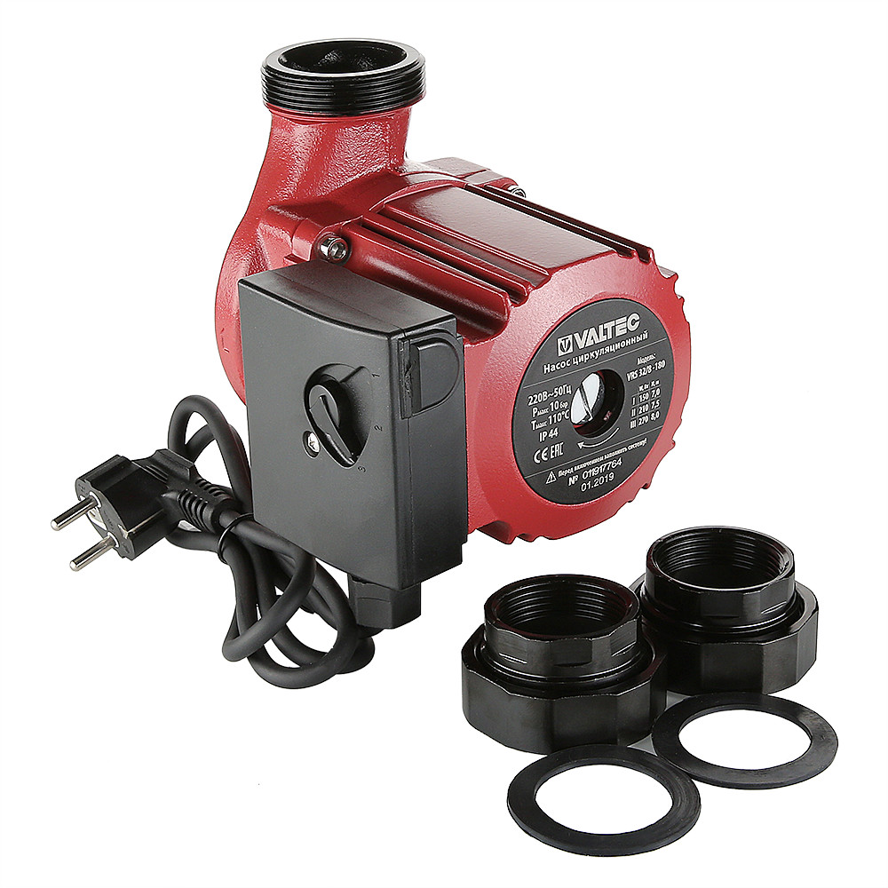Насос циркуляционный 32/8-180 с гайками VALTEC