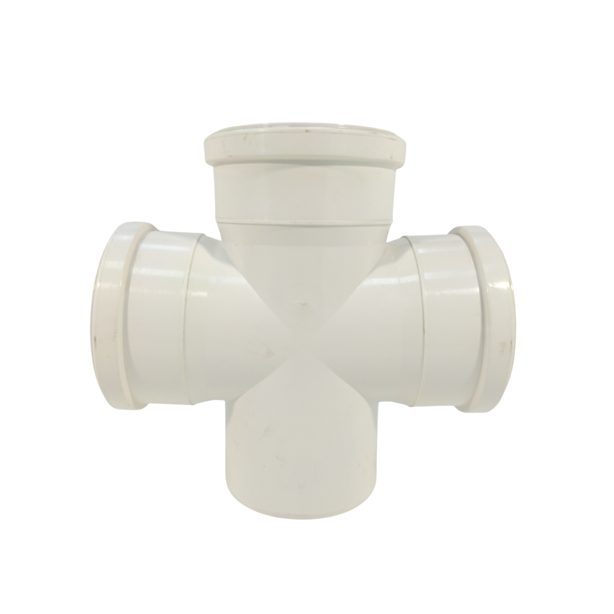 Крестовина одноплоскостная ПП D 110/110/110*87º СИНИКОН Белая Комфорт (10шт/упак)