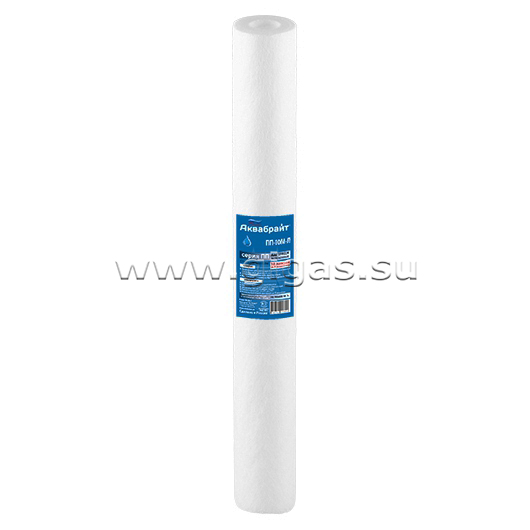 Картридж Slim 10"В 5 М вспененный пп (50 шт/уп) АКВАБРАЙТ