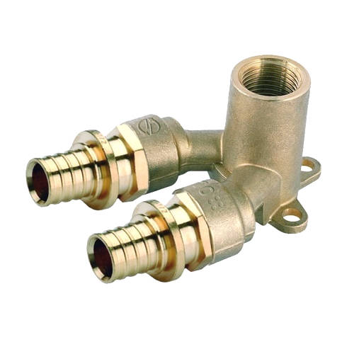 Угольник настенный проточный 16x1/2" STOUT