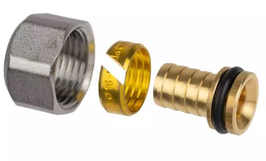 Зажимной адаптер Flex латунный PE-X 20x2,0-3/4"ВР Евроконус USYSTEMS