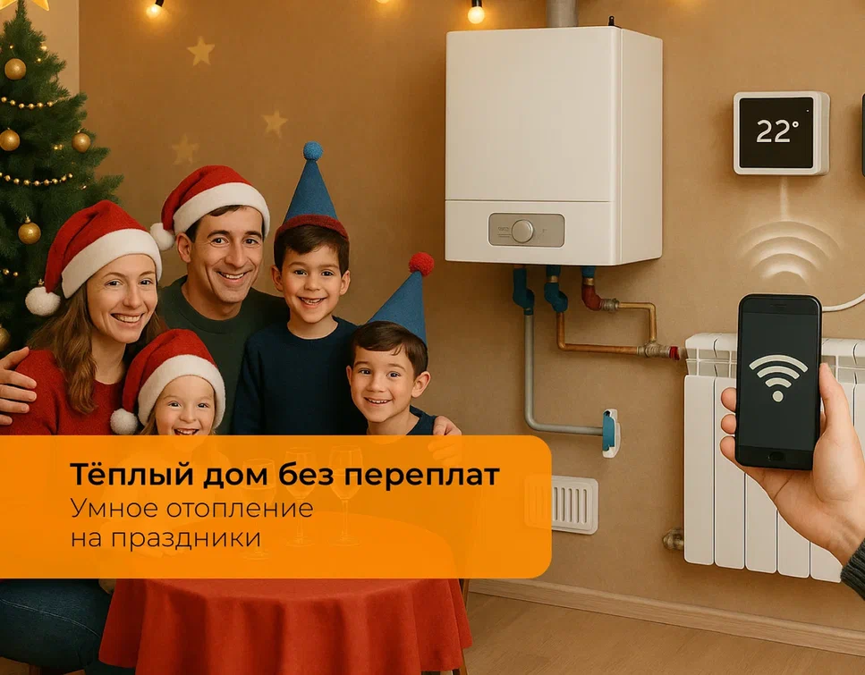 Умный дом для отопления: как настроить автоматику перед новогодними праздниками и экономить без рисков