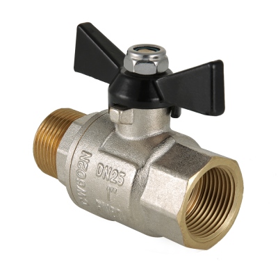 Кран шаровой 3/4" ВН-НР бабочка PERFECT (усиленный) Valtec (уп.9/36)