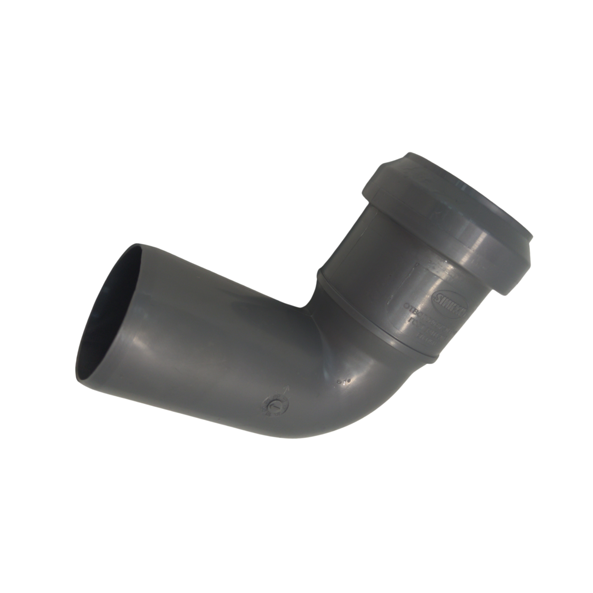 Отвод ПП D 040*87º СИНИКОН Серый Стандарт (50шт/упак)