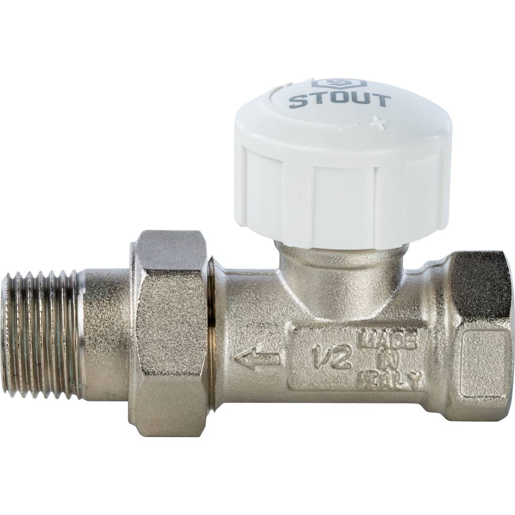 Клапан настроечный 1/2" прямой вн/нар STOUT