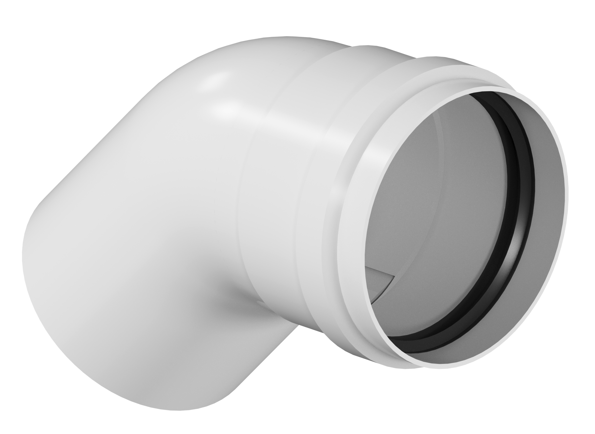 Отвод конденсационный 80 угол 45гр KRATS (К)