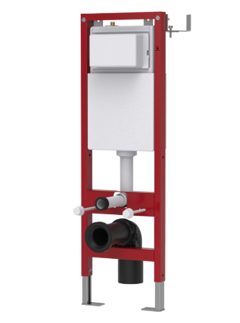 Система инсталляции WAVE без кнопки, МЕХАНИКА, 380 мм