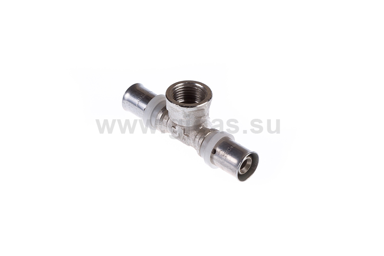 Тройник пресс с переходом на вн. р. 20х3/4"20 (уп.10/70 шт.)