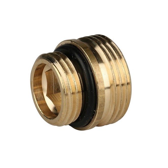 Адаптер-переходник для узла нижнего подключения радиатора, 3/4" EK х 1/2" SANEXT