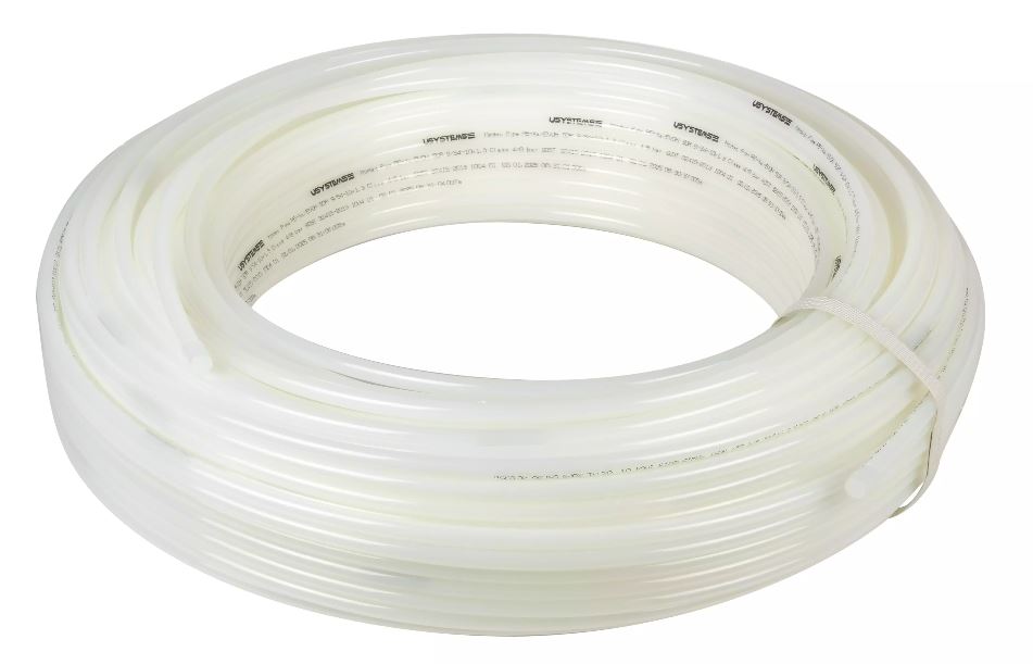 Труба PEX-a EVOH Minitec Pipe 10x1,3 мм, PN6, бухта 240м, USYSTEMS, белая, ВЫПИСЫВАТЬ КРАТНО 50м