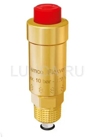 Воздухоотводчик автоматический с отсечным клапаном 1/2" прямой, 8 бар, Flovent (Flamco 27722)