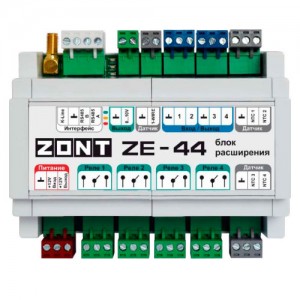 Блок (Модуль) расширения ZE-44E (для ZONT H1000+,H1500+, H2000+ PRO) ZONT