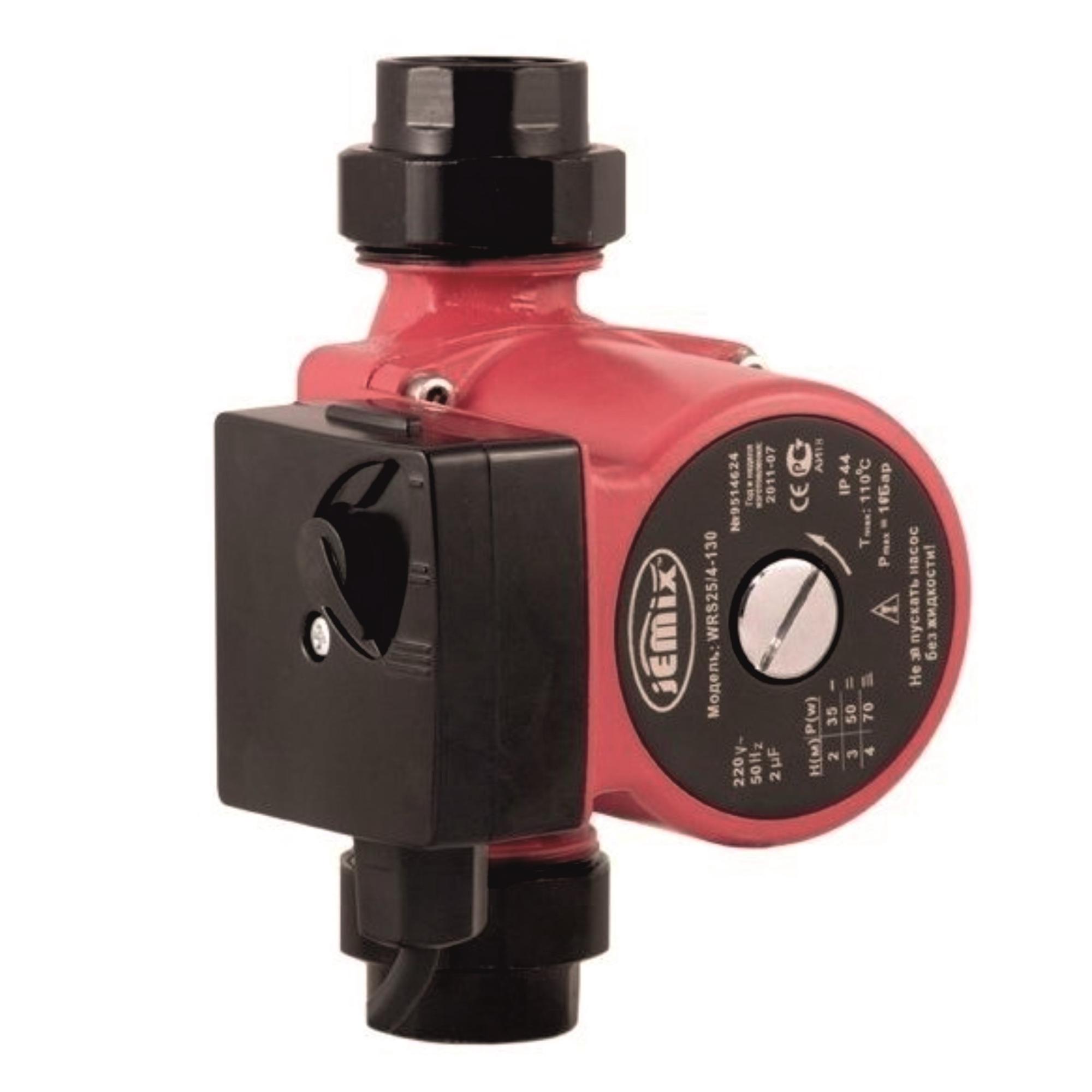 Насос циркуляционный 32/8-180мм с гайками кабель, медная намотка JEMIX   (WRS-32/8-180),