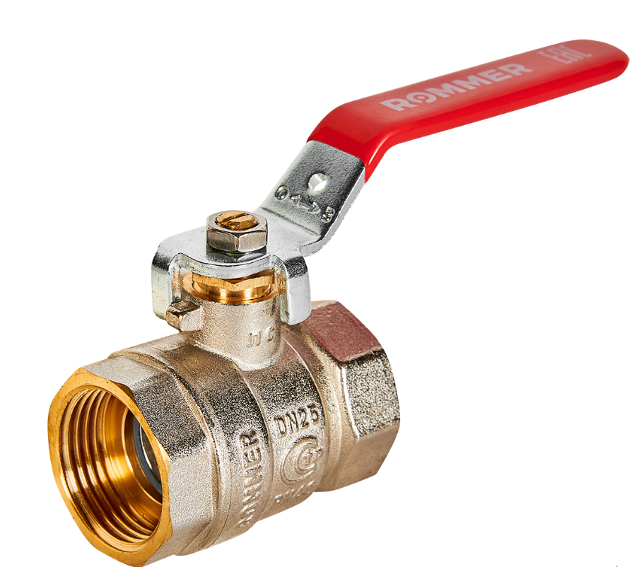 Кран шаровой 1/2'' ВН-НР рычаг ROMMER