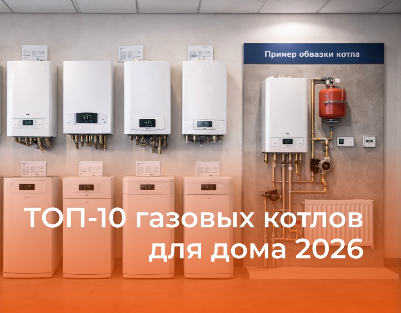ТОП-10 газовых котлов для дома 2026: какие модели реально работают и не расходуют лишний газ