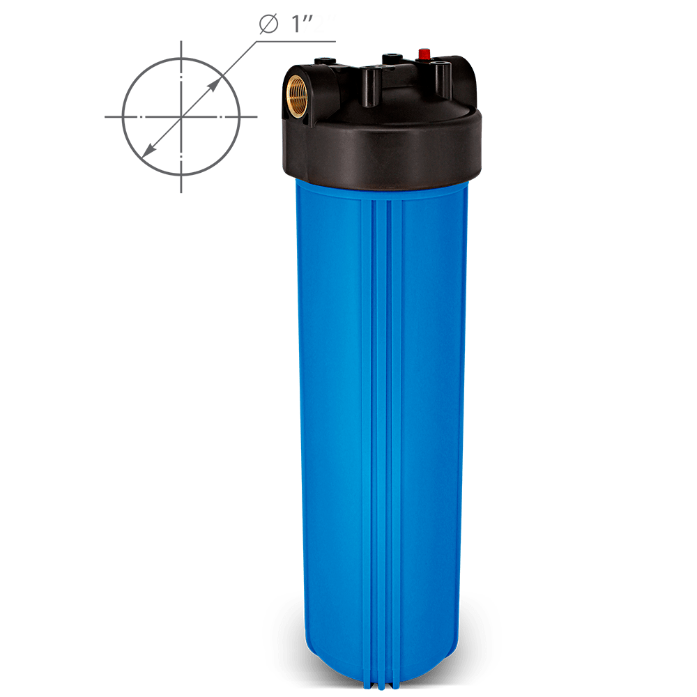 Корпус магистрального фильтра ПРОФИ BB20 1" синяя Барьер