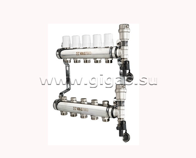 Коллекторная группа нерж.1"х3 вых. Евроконус 3/4" VALTEC (снят с производства)