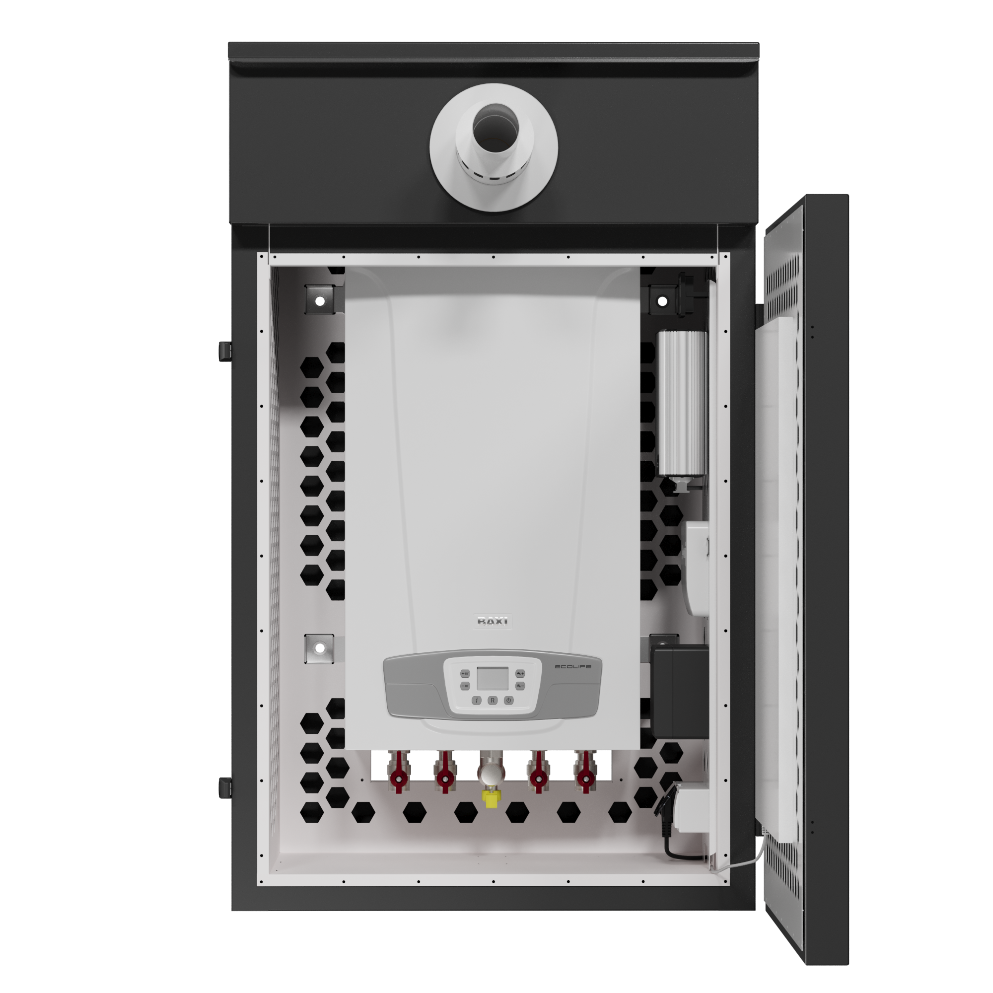 Котельная наружного размещения KRATS 14кВт 1к наст. исп.(с котлом Baxi ECO Life 1.14F )