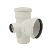 Крестовина двухплоскостная ПП D 110 110 50 87 левая СИНИКОН белая комфорт