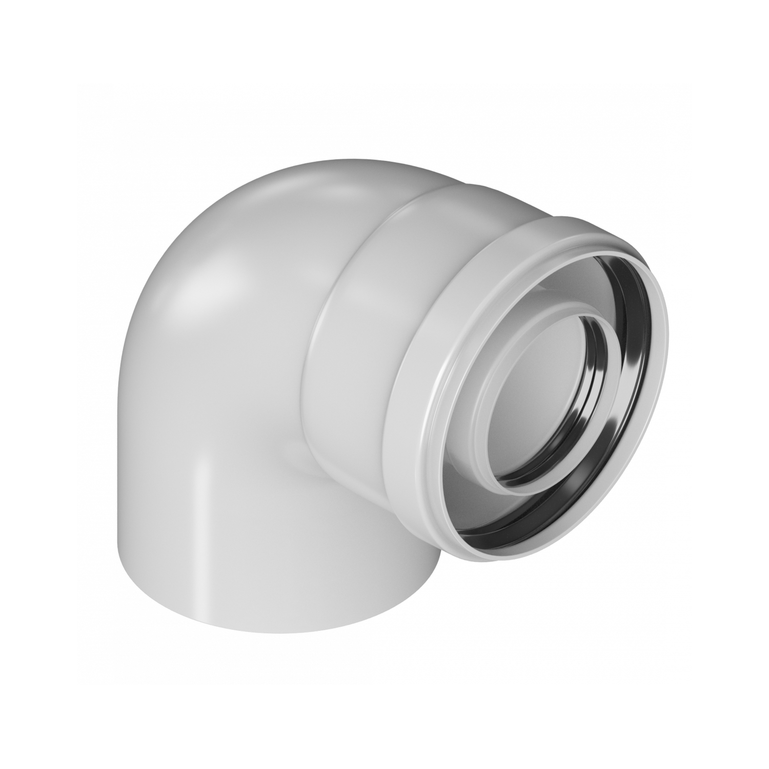 Отвод конденсационный угол 90гр. D60/100 KRATS (К)