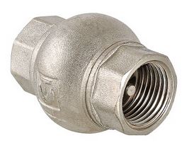Клапан обратный с латунным золотником 3/4" Valtec (11/132)