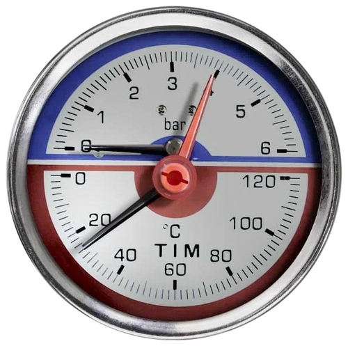 Насосно-смесительный узел, без насоса, с термостатическим клапаном 20-43°, 130мм/180мм TIM