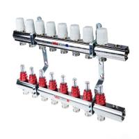 Коллекторная группа в сборе с расходомерами, 1х8 вых. Евроконус 34