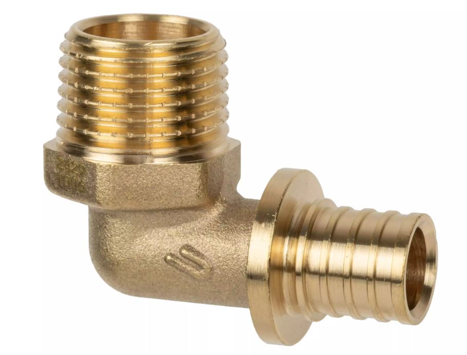Угольник переходник с наружной резьбой 20x3/4" USYSTEMS