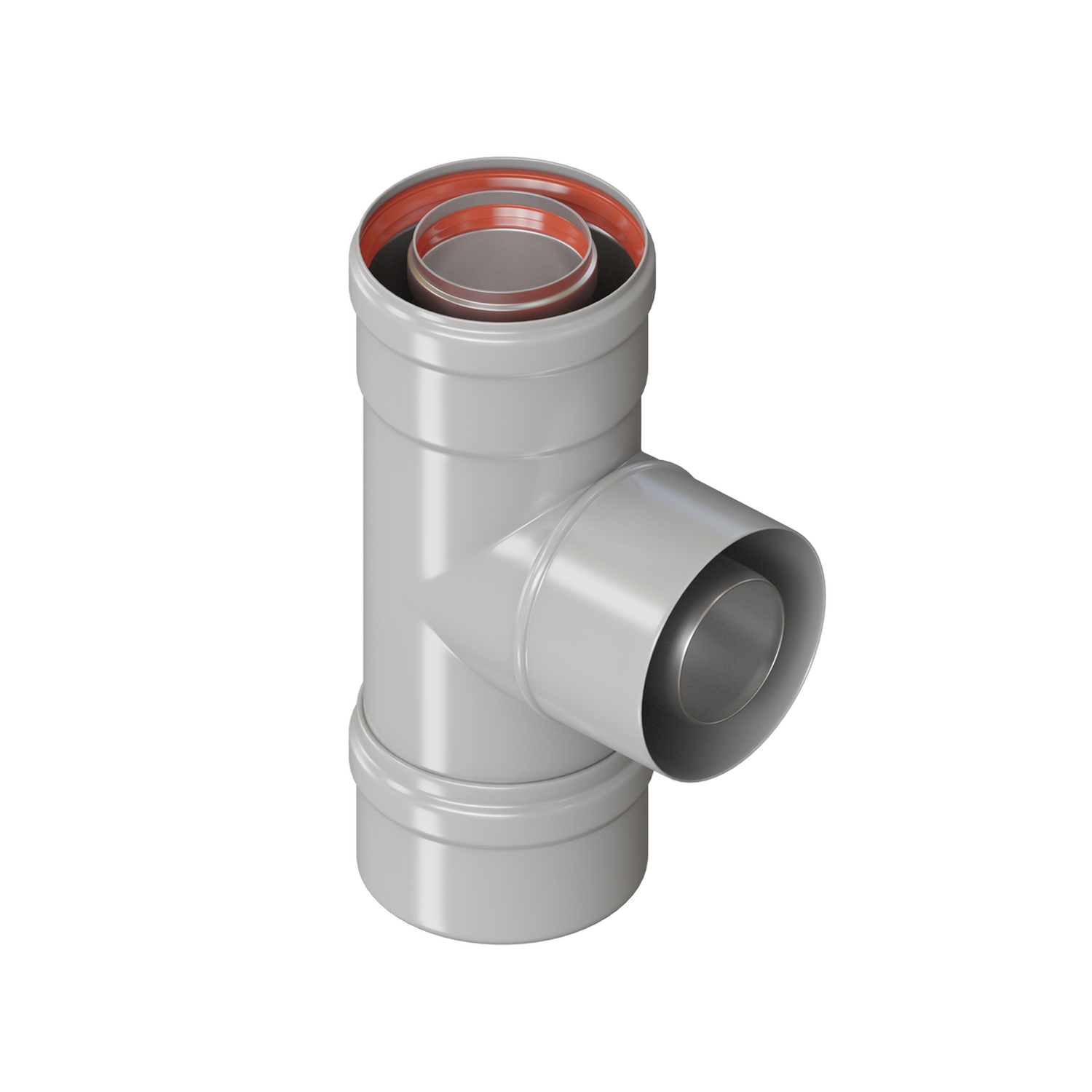 Конденсатоcборник Т-образный D 60/100 (штуцер 1/2) KRATS