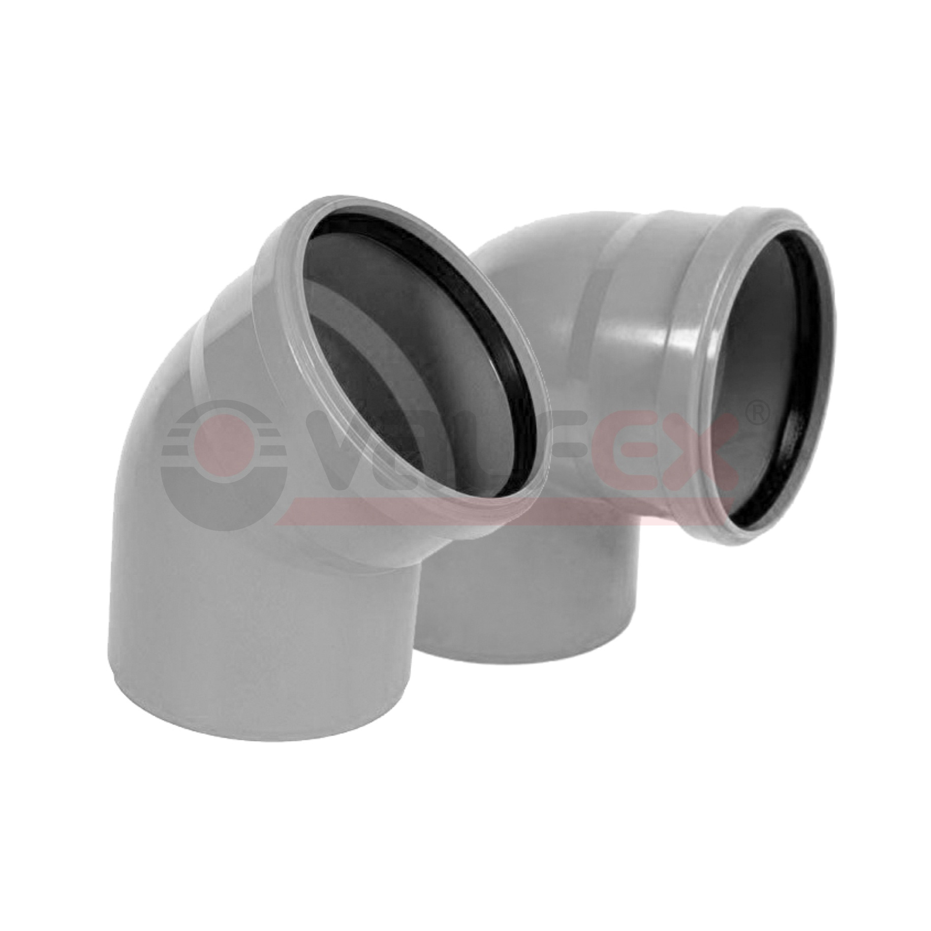 Отвод 15° 110мм вн.канализ.(60) VALFEX