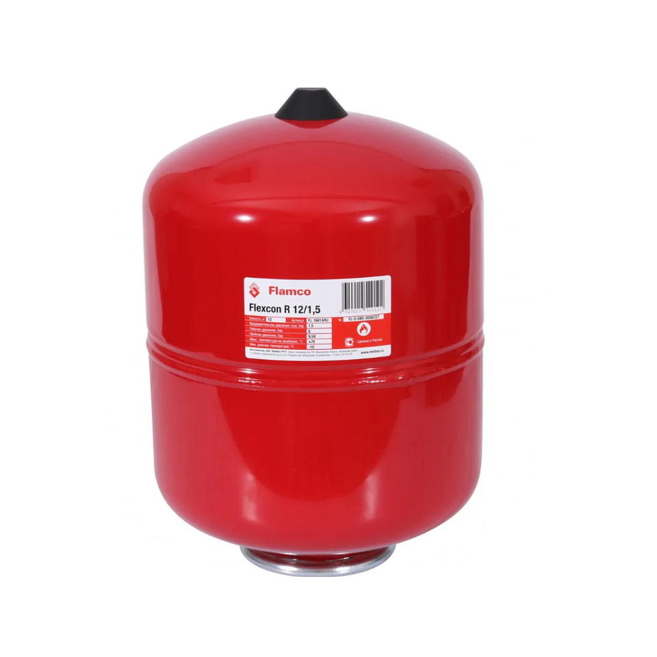 Flamco Расширительный бак теплоснабжение/холодоснабжение Flexcon R 12/1,5 - 6 bar