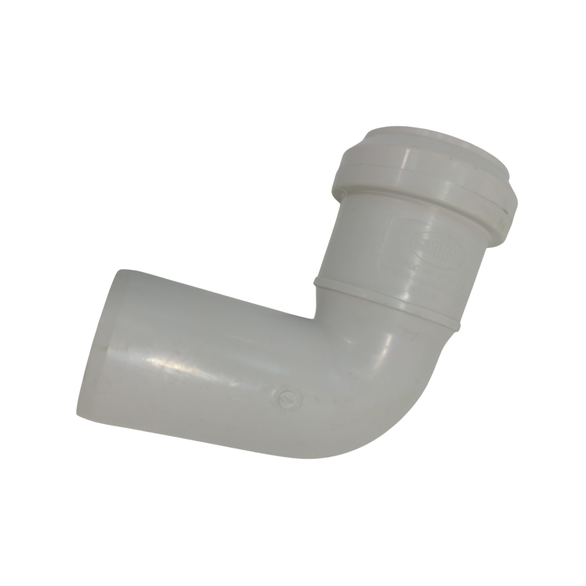 Отвод ПП D 040*87º СИНИКОН Белая (50шт/упак)