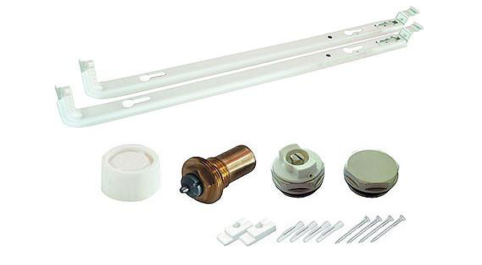 Монтажный комплект вентильного (нижнего) подключения для высоты 500мм