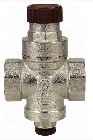 Редуктор давления поршневой с выходом для манометра 1/2" до 16 бар MVI