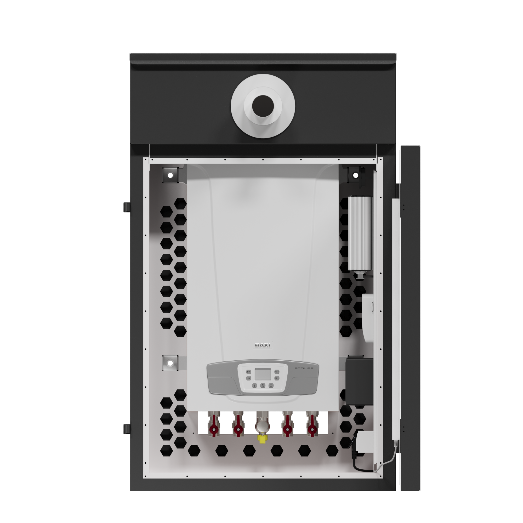 Котельная наружного размещения KRATS 14кВт 1к наст. исп.(с котлом Baxi ECO Life 1.14F )