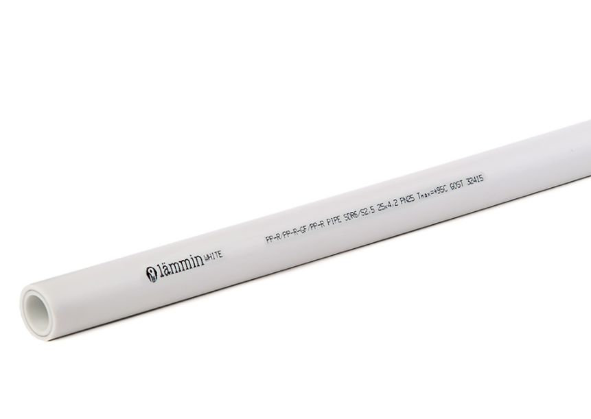 Труба LAMMIN PPR PN25 SDR6 D32х5,4 4м армированная алюминием (15шт/уп)