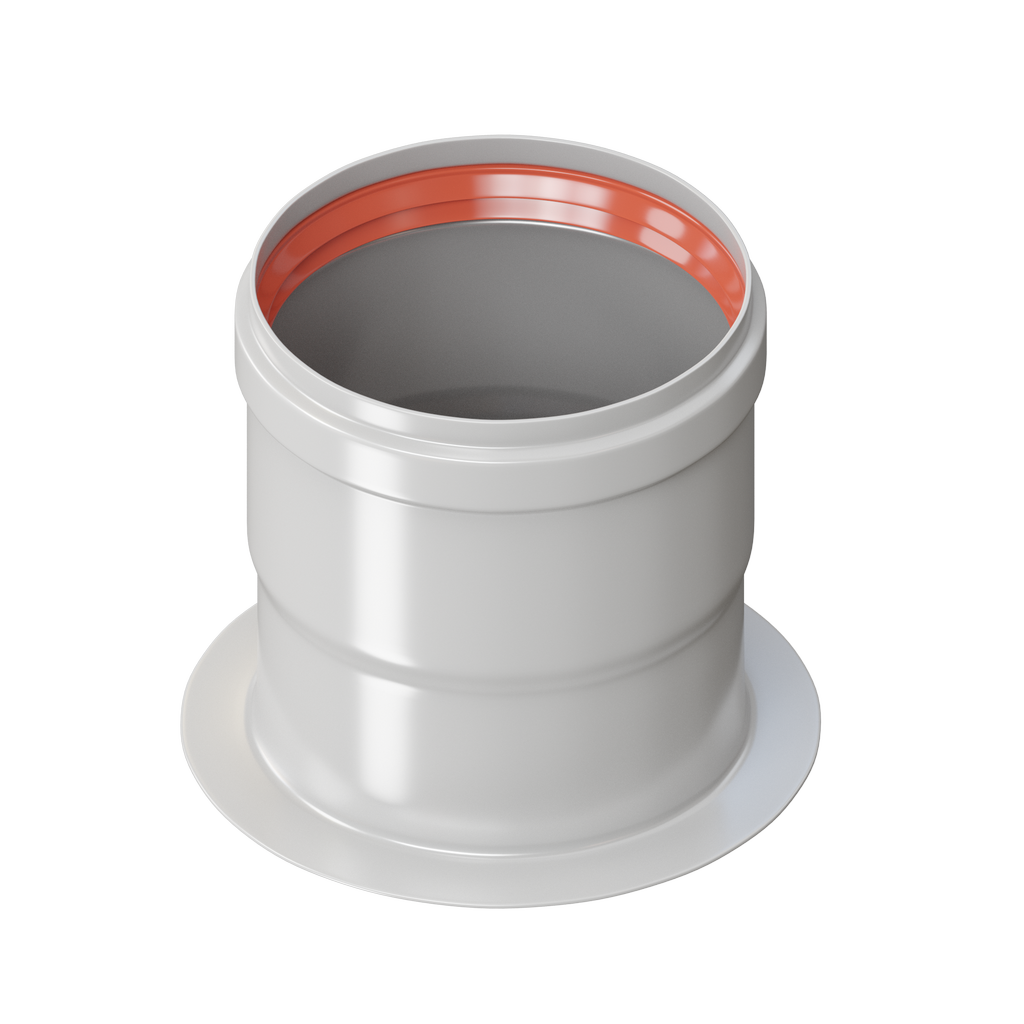 Адаптер D80 (воздуховод) для перехода на двухтрубную систему KRATS