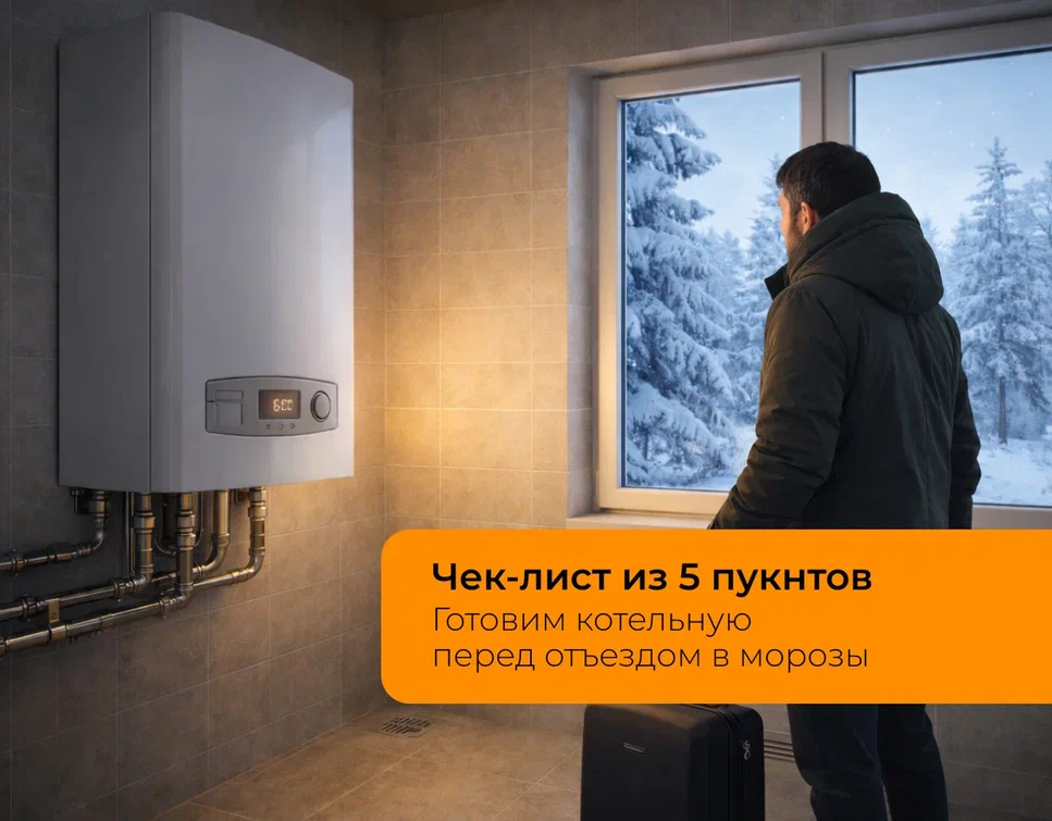 Уезжаете на Новый год? Как подготовить отопление дома к морозам и не переживать за котельную
