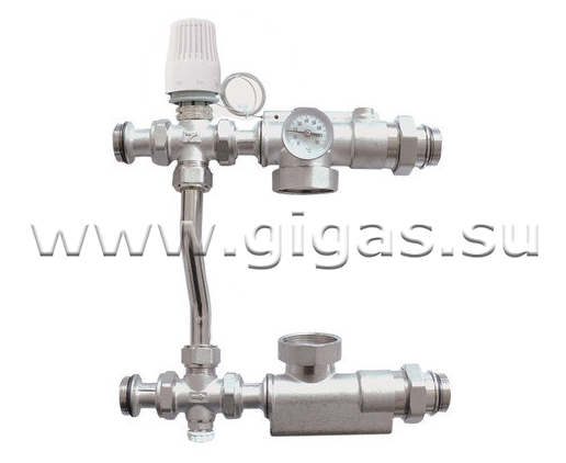 Насосно-смесительный узел, без насоса, монтажная длина насоса 130мм 1'' стандартное подключение TIM