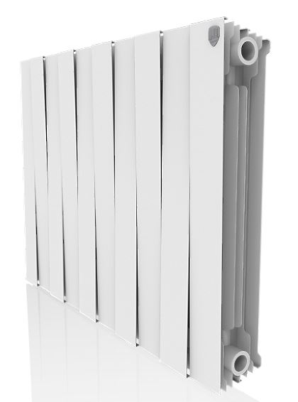 Радиатор биметаллический Royal Termo PianoForte 500 Bianco Traffico 4 секции белый