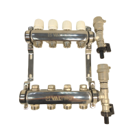 Коллекторная группа нерж.1х4 вых. Евроконус 34 VALTEC