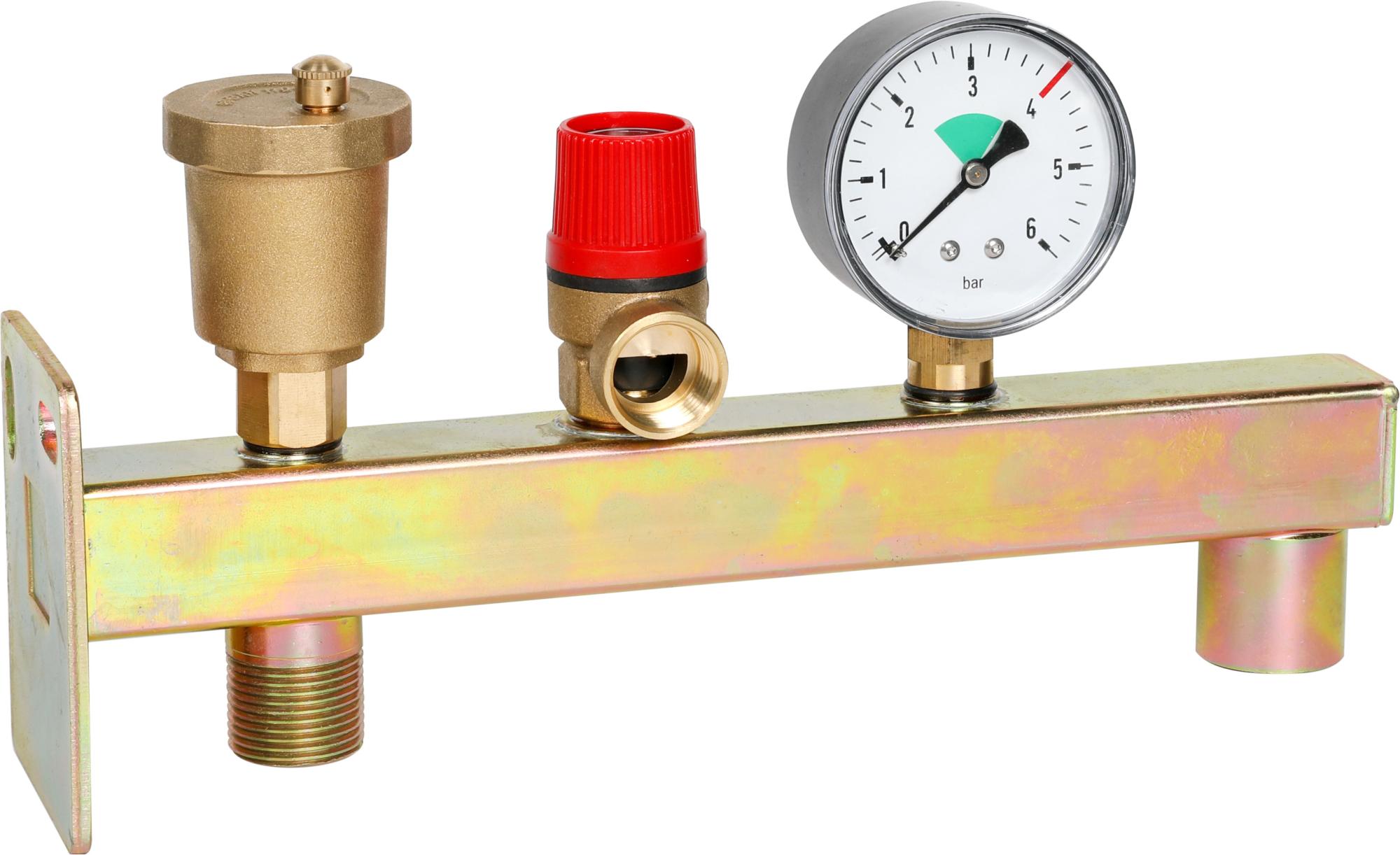 Группа безопасности расширительного бака 3/4'' 3 бар (до 50кВт) Sibio