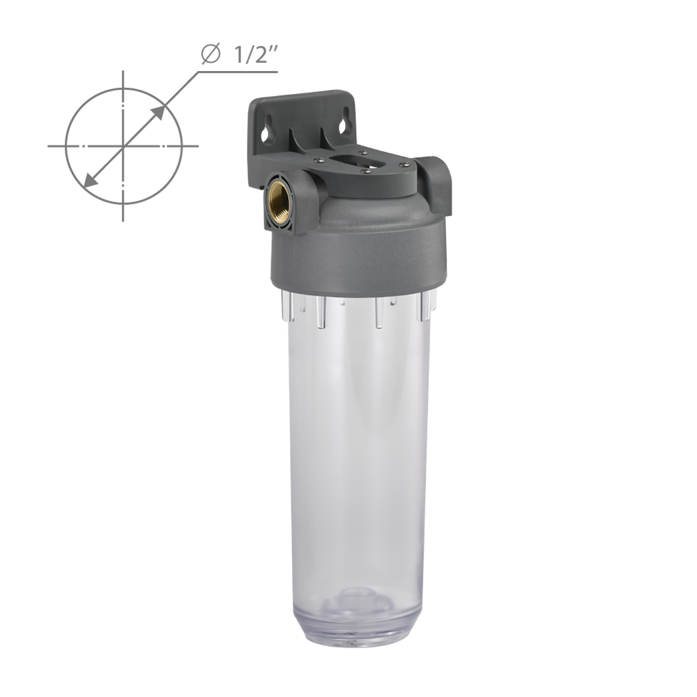 Корпус для магистрального фильтра SL10 1/2" прозрачная Барьер