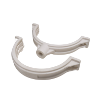 Хомут ПП D 110 белый Комфорт Плюс со шпилькой и дюбелем СИНИКОН