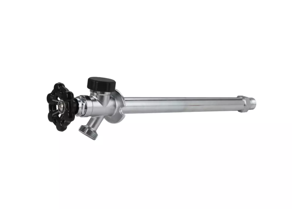 Кран незамерзающий для стен 250 мм никилированный ViEiR (30/1шт) 