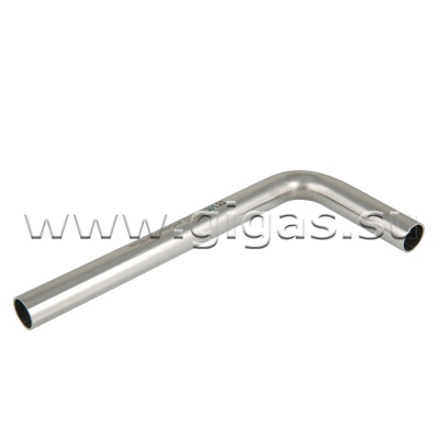 Отвод 90 гр. из нерж. стали  диаметр 15,  L= 100х600мм (уп.5/60)